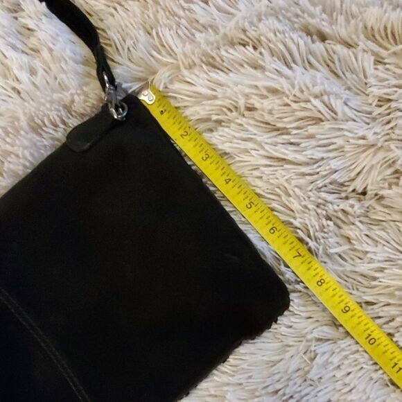 Beautiful suede Topshop purse w/ gold accents - Picture 3 of 7